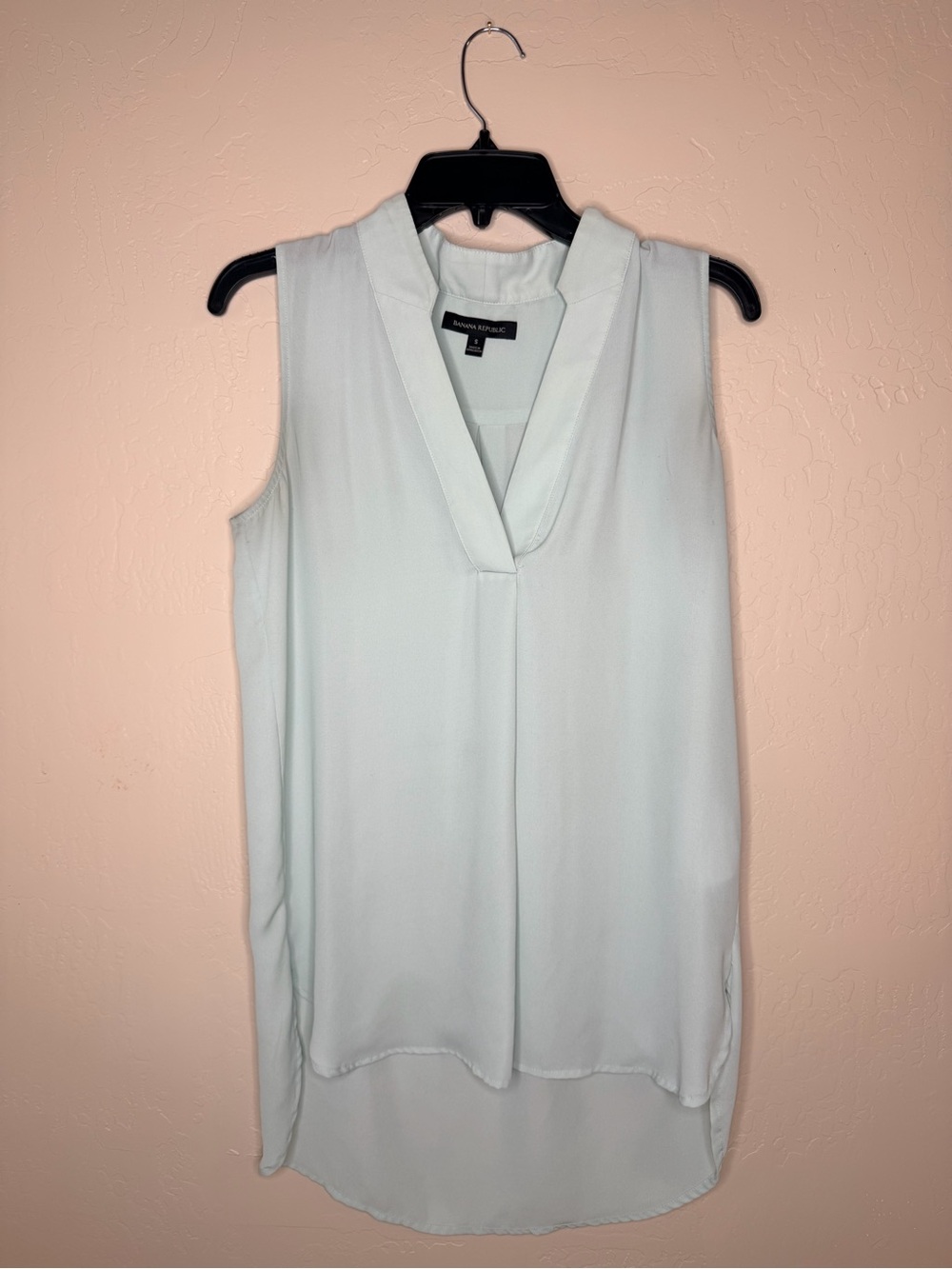 Sleeveless Light Blue Flowy Top